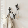 Lot de 3 patères murales Buddy Hook Noir, Umbra