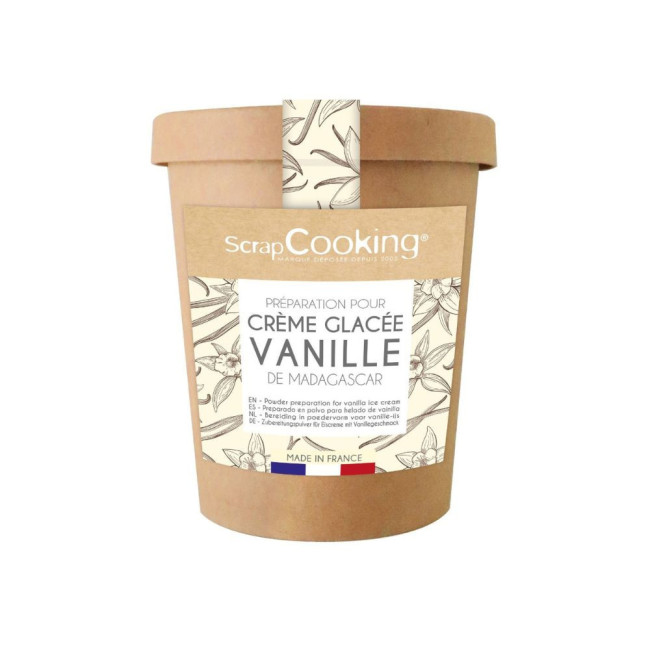 Pot préparation pour glace Vanille, ScrapCooking