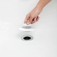 Bonde de douche et filtre à cheveux Flex, Umbra