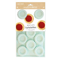 Moule Silicone Biscuits tartelettes, ScrapCooking