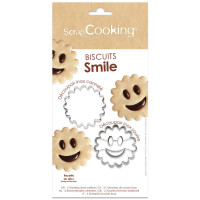 Découpoirs Biscuits Smile, ScrapCooking
