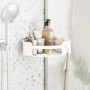 Panier d'angle de douche Flex Adhesive, Umbra