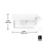 Porte-papier Toilette Flex Adhesive, Umbra