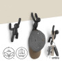 Lot de 3 patères murales Buddy Hook Noir, Umbra