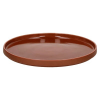 Assiette plate Rasa Brun, Pomax