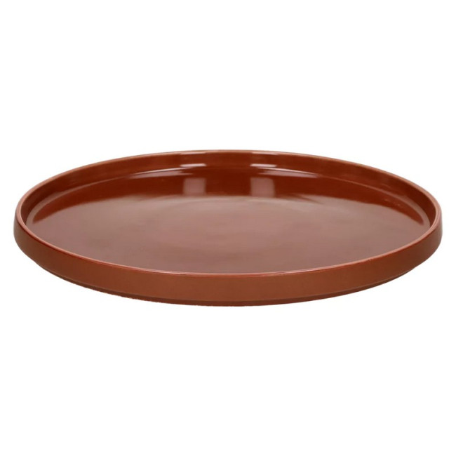 Assiette plate Rasa Brun, Pomax