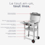 Plancha inox électrique Kombi, Krampouz