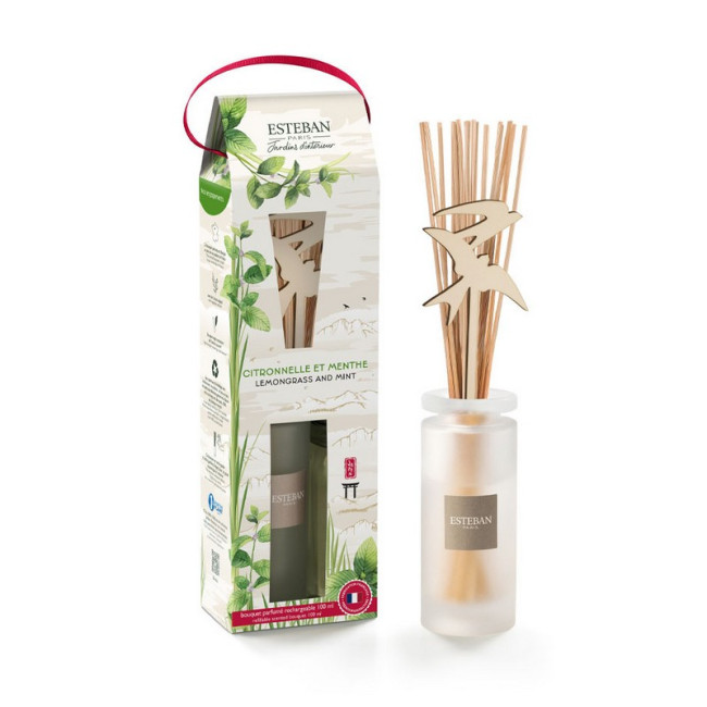Bouquet parfumé 100ml Citronnelle et Menthe, Esteban