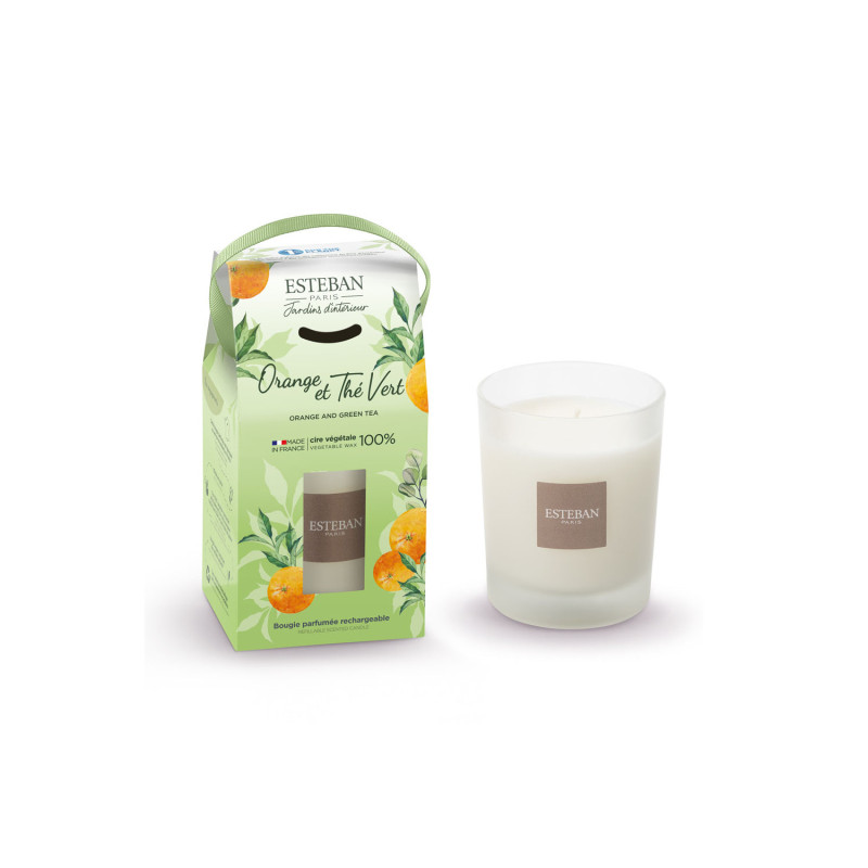 Bougie parfumée - Nara - Thé vert, cardamome & bergamote - 180 g
