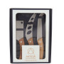 Set de 3 couteaux à fromage manche Acacia, Artesà