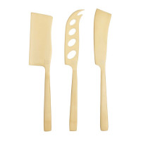 Set de 3 couteaux à fromage Laiton, Artesà