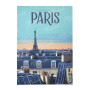 Puzzle 1000 pièces Les Toits de Paris, Marcel Travel Posters