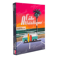 Puzzle 1000 pièces Côte Atlantique, Marcel Travel Posters