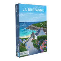 Puzzle 1000 pièces La Bretagne, Marcel Travel Posters