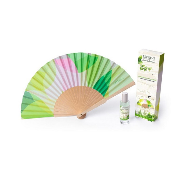 Eventail parfumé Citronnelle & Menthe, Estéban