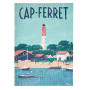 Puzzle 1000 pièces Cap Ferret, Marcel Travel Posters