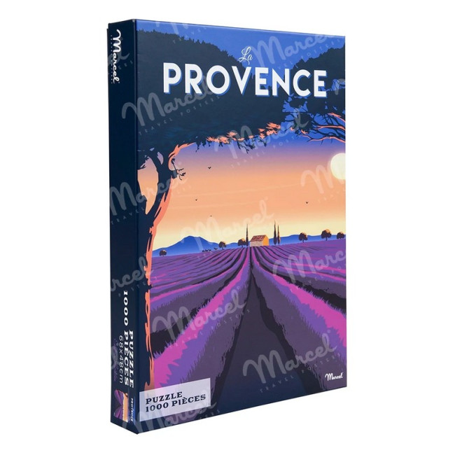 Puzzle 1000 pièces La Provence, Marcel Travel Posters