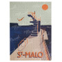 Puzzle 1000 pièces Saint Malo, Marcel Travel Posters