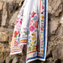 Torchon Primula Blue, Tessitura Toscana Telerie