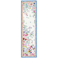 Chemin de table Primula blue, Tessitura Toscana Telerie
