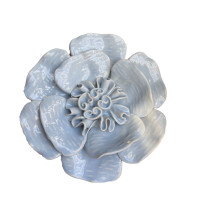 Décoration murale Fleur Bleu Pâle 14 cm, Emdé
