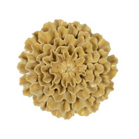 Décoration murale Fleur Jaune 18 cm, Emdé
