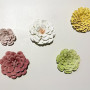 Décoration murale Fleur Blanc 20 cm, Emdé
