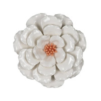 Décoration murale Fleur Blanc 20 cm, Emdé