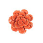 Décoration murale Fleur Orange 13 cm, Emdé