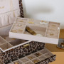 Boîte à Bijoux Denise Velours Léopard, Maison Scarlett