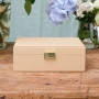 Boîte à Bijoux Louise Cuir Beige, Maison Scarlett
