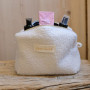 Trousse de toilette Charlotte Moumoute Blanc, Maison Scarlett