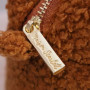 Trousse de toilette Charlotte Moumoute Camel, Maison Scarlett