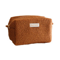 Trousse de toilette Charlotte Moumoute Camel, Maison Scarlett