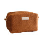 Trousse de toilette Charlotte Moumoute Camel, Maison Scarlett