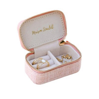 Mini Boîte à Bijoux de Voyage Marie Lin Rose, Maison Scarlett