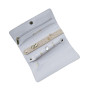 Pochette à bijoux Catherine Cuir Beige, Maison Scarlett