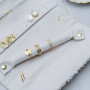 Pochette à bijoux Catherine Moumoute Blanc, Maison Scarlett