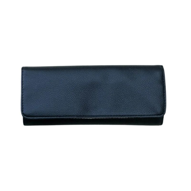 Pochette à bijoux Catherine Cuir Noir, Maison Scarlett