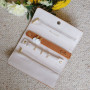 Pochette à bijoux Catherine Velours Côtelé Camel, Maison Scarlett