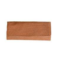 Pochette à bijoux Catherine Velours Côtelé Camel, Maison Scarlett