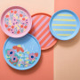 Assiette Nora Stripes, Koziol