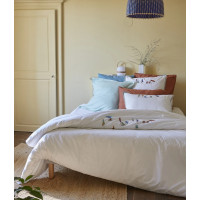 Housse de couette brodée Plein Soleil, Sylvie Thiriez