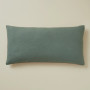 Coussin brodé Plein Soleil vert, Sylvie Thiriez