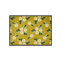 Tapis de Patio Fleurs Jaunes, Derrière la porte