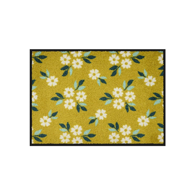Tapis de Patio Fleurs Jaunes, Derrière la porte