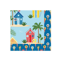 20 serviettes en papier A la Plage, Easy Life