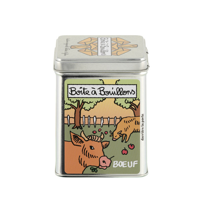 Boîte à Bouillons Bœuf Vintage, Derrière la porte
