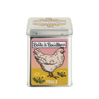 Boîte à Bouillons Poule Vintage, Derrière la porte