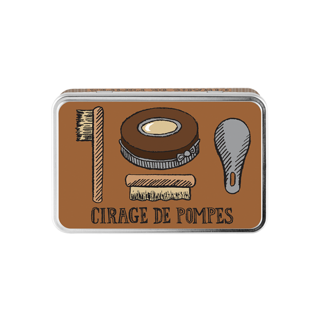 Boîte à Cirage Mec Pompes, Derrière la porte